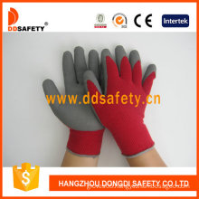 String Knitted Foam Latex Coated Safety Gloves (DKL411)